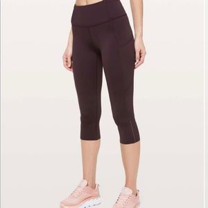 Lululemon Fast and Free Crop 19” size 2